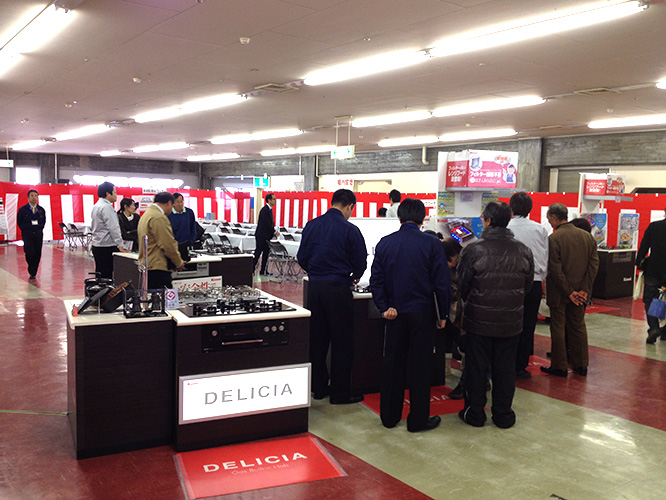 Rinnaiプレミアムエコフェスタにてガス器具の展示即売会を行ないました